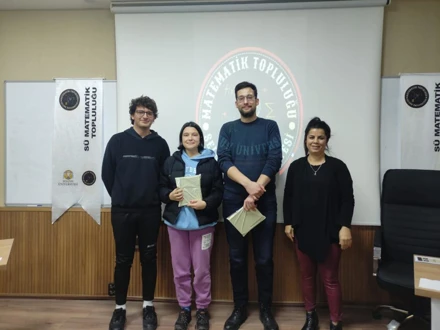 Matematik Topluluğunun düzenlediği 1. Bilgi Yarışması etkinliği 